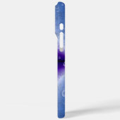 Regentropfen auf Lila Regenbogen Case-Mate iPhone Hülle (Rückseite / Links)