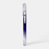 Regentropfen auf Lila Regenbogen iPhone 16 Hülle (Linke Seite)