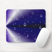 Regentropfen auf Lila Regenbogen Mousepad (Mit Mouse)