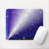Regentropfen auf Lila Regenbogen Mousepad (Mit Mouse)
