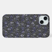 Regentropfen auf Metall iPhone Hülle (Rückseite (Horizontal))