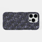 Regentropfen auf Metall iPhone Hülle (Rückseite (Horizontal))