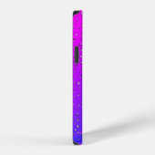 Regentropfen auf Neon Abstract Case-Mate iPhone-Hü iPhone Hülle (Rechte Seite)