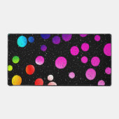 Regentropfen auf Neondots Schreibtischunterlage (Vorderseite)