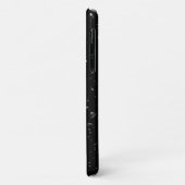 Regentropfen auf weißer Seite Case-Mate iPhone Hülle (Hinten/Links)