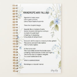 Regentropfen fallen Gedichte Planer