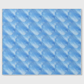 Regentropfen Geschenkpapier (Flach)