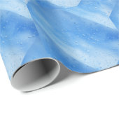 Regentropfen Geschenkpapier (Rolleneckpunkt)