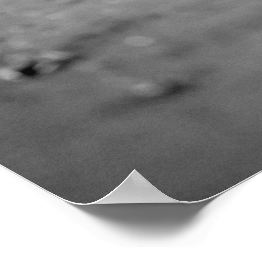 Regentropfen im Sturm Poster (Ecke)