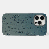 Regentropfen iPhone Hülle (Rückseite (Horizontal))