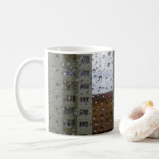 Regentropfen Kaffeetasse (Mit Donut)