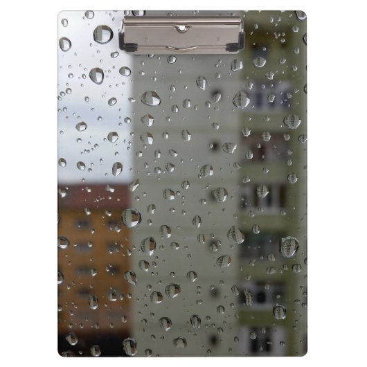 Regentropfen Klemmbrett (Vorderseite)