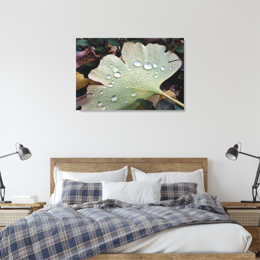 Regentropfen Leinwanddruck (Insitu (Schlafzimmer))