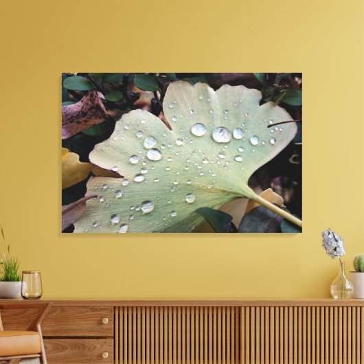 Regentropfen Leinwanddruck (Insitu (Wohnzimmer))