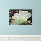 Regentropfen Leinwanddruck (Insitu (Holzboden))