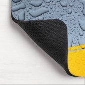 Regentropfen-Mausunterlage Mousepad (Ecke)