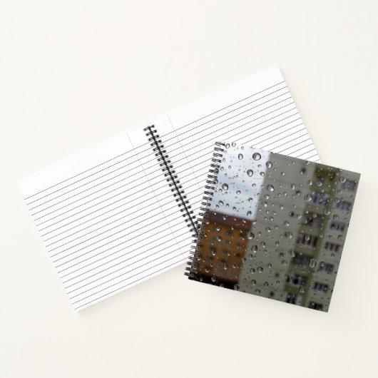 Regentropfen Notizblock (Innenseite)