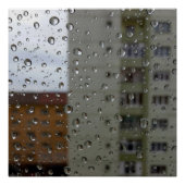 Regentropfen Poster (Vorderseite)