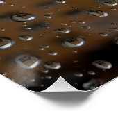 Regentropfen Poster (Ecke)