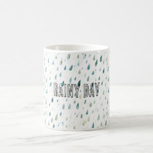 Regentropfen Regentag Kaffeetasse