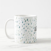 Regentropfen Regentag Kaffeetasse (Links)