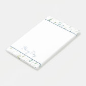 Regentropfen Regentag Post-it Klebezettel (angewinkelt)