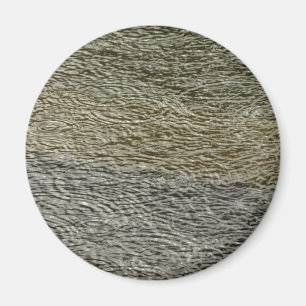 Regentropfen-Ripples Abstrakte Naturfotografie Magnet