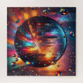 Regentropfen Skyline Puzzle (Horizontal)