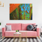 Regentropfen tropisch leinwanddruck (Insitu (Wohnzimmer))