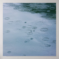 Regentropfen und Wasserarme