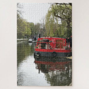 Regent's Canal Boats London Vereinigtes Königreich Puzzle