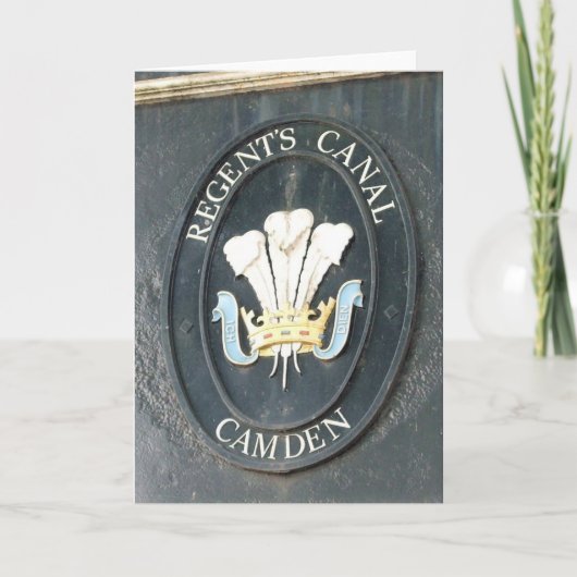 Regent's Canal - Camden Lock - Grußkarte Karte (Vorderseite)