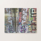 Regent's Canal Graffiti London England Puzzle (Horizontal)