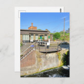 Regent's Canal, Kings Cross, London Postcard Postkarte (Vorne/Hinten)