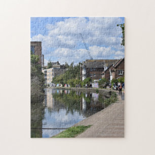 Regents Canal Reflection Islington London England Puzzle