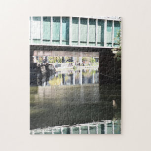 Regents Canal Reflection Islington London England Puzzle
