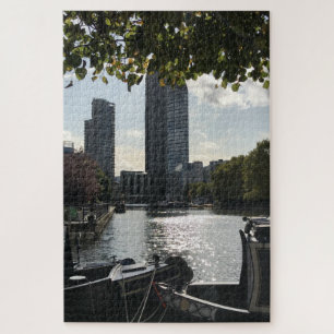 Regent's Canal Reflection London England Puzzle