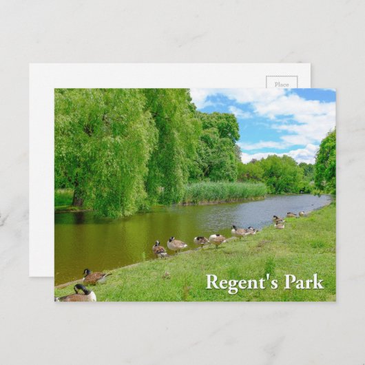 Regent's Park London Postcard Postkarte (Vorne/Hinten)