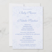 Regentschafts-Baby-Duschen-personalisierte Einladung (Rückseite)