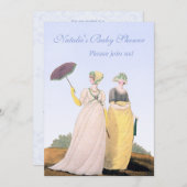 Regentschafts-Baby-Duschen-personalisierte Einladung (Vorne/Hinten)