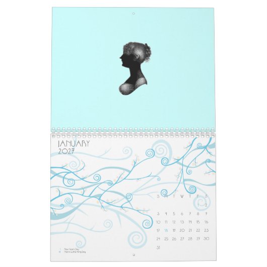 Regentschafts-England-Kalender Kalender (Jan 2027)