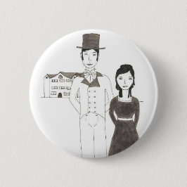 Regentschafts-Mann und Ehefrau (Zeit lässt mich Button