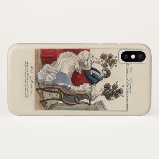 Regentschafts-Modegeck Case-Mate iPhone Hülle (Rückseite (Horizontal))