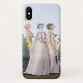 Regentschafts-Modegeck Jane Austen Case-Mate iPhone Hülle (Rückseite)