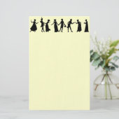 Regentschafts-Tänzerpapier Briefpapier (Stehend Vorderseite)