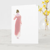 Regentschaftsmode-Grußkarte für jede Anlässe Karte (Gelbe Blume)