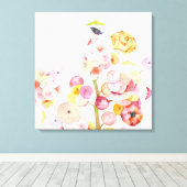 Regenvogel-Leinwand Leinwanddruck (Insitu (Holzboden))