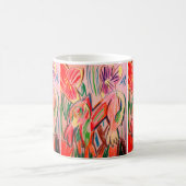Regenwald-Chamäleon-Zeichnung Kaffeetasse (Mittel)