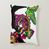 Regenwald Chameleon Spaß Dekokissen (Rückseite(Vertikal))