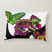 Regenwald Chameleon Spaß Dekokissen (Rückseite)